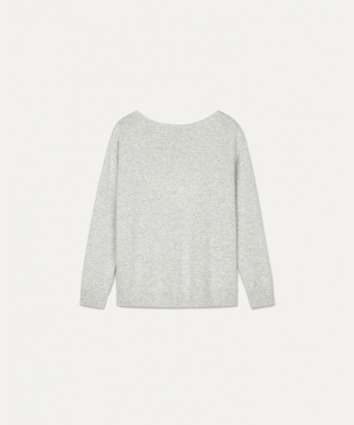 섭듀드(SUBDUED) Sweater with Star Print (GREY CREAM)
