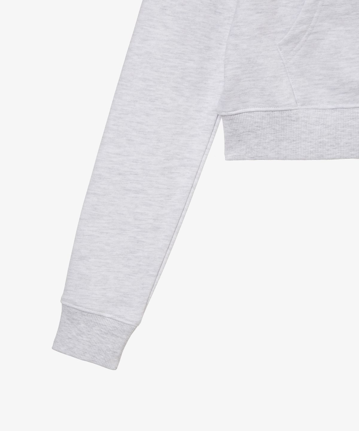 에이이에이이(AEAE) DOT SMALL LETTER CROP HOOD ZIP UP [LIGHT GREY/CAMO]