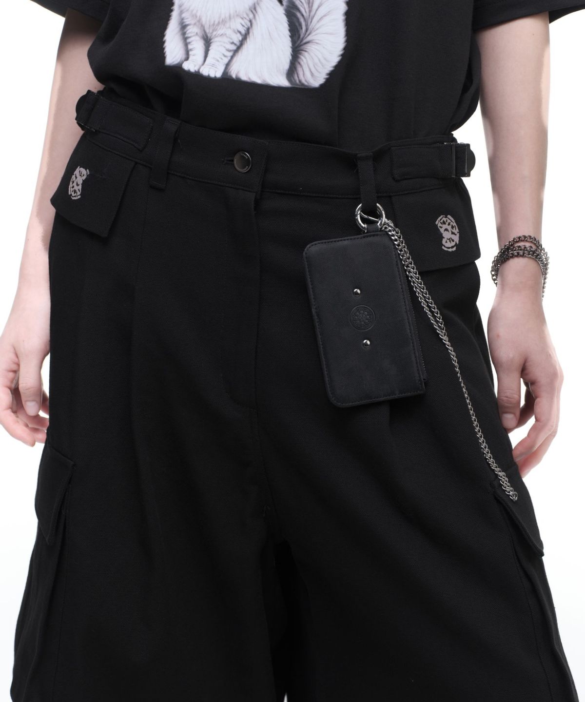 칠 하나 투 구육(71TO96) 수막새 카드지갑,Sumaksae Card Wallet (Black)
