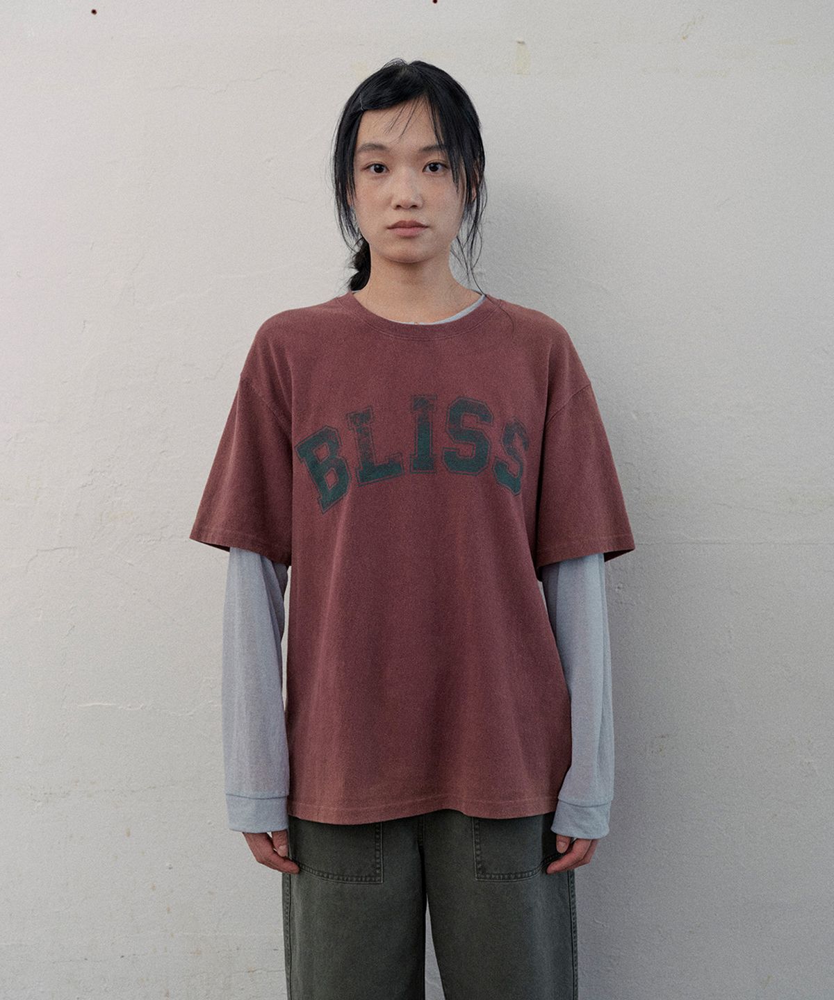 모노크롬(MONOCHROME) bliss over fit t-shirt (2color)