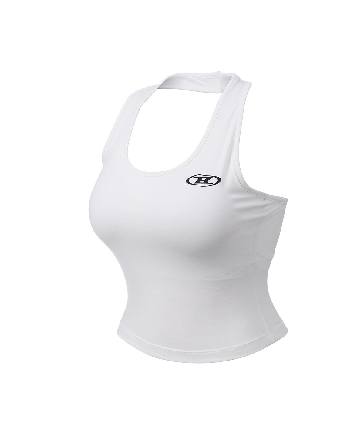 본투윈(BORN TO WIN) W SYMBOL B HALTER NECK SPORTY BRA TOP [WHITE]