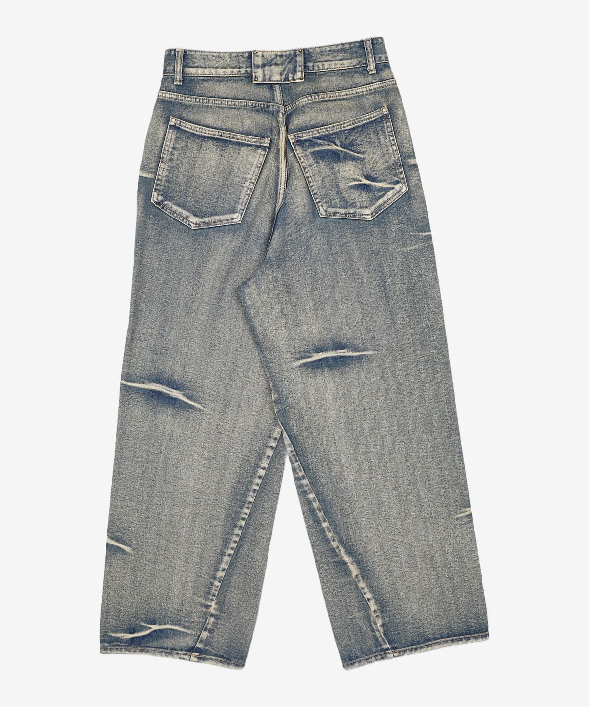 메종미네드(MAISON MINED) PINCH WIND DENIM PANTS RUST BEIGE 46