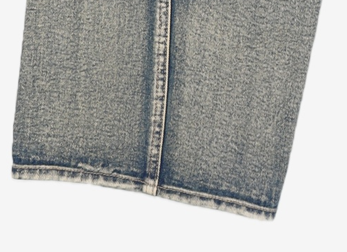 메종미네드(MAISON MINED) PINCH WIND DENIM PANTS RUST BEIGE 46