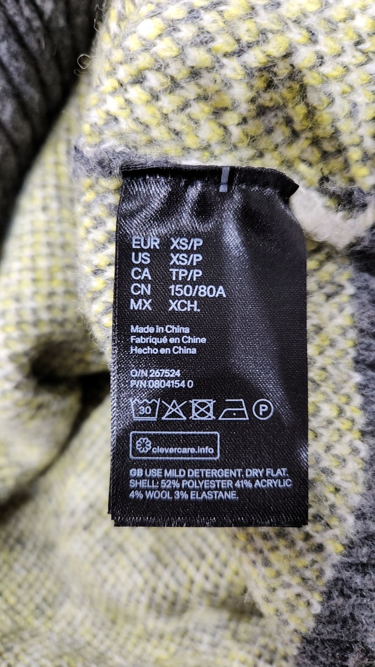 프링글x에이치엔엠(PRINGLE*H&M) 니트/스웨터 XS