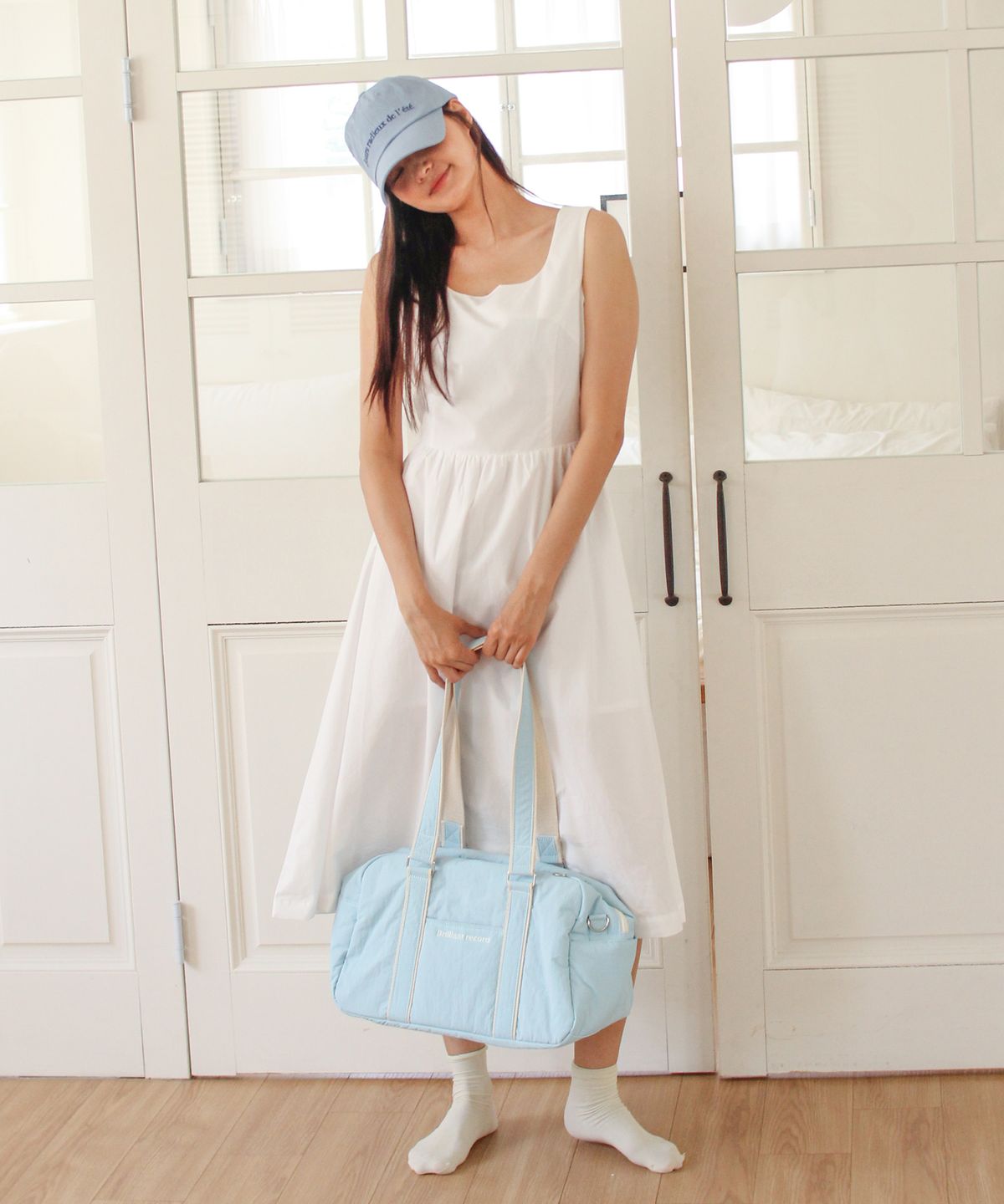 브릴리언트 레코드(BRILLIANT RECORD) Mellow duffel bag_Baby blue