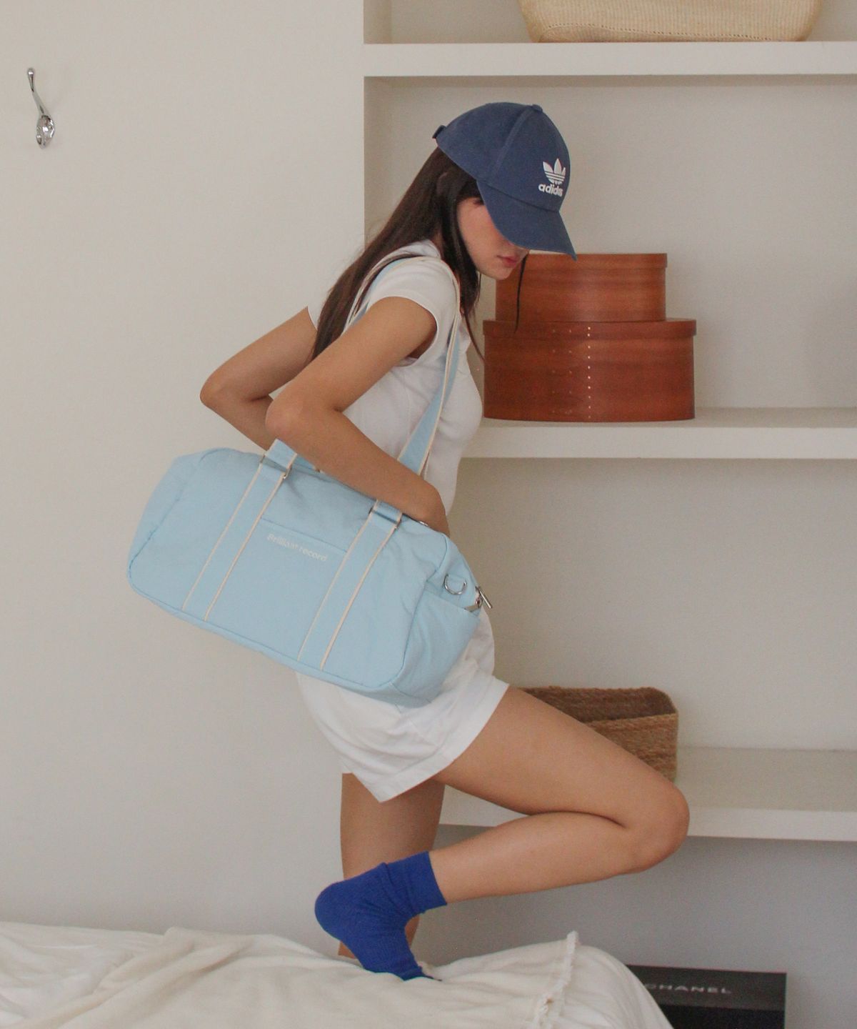 브릴리언트 레코드(BRILLIANT RECORD) Mellow duffel bag_Baby blue