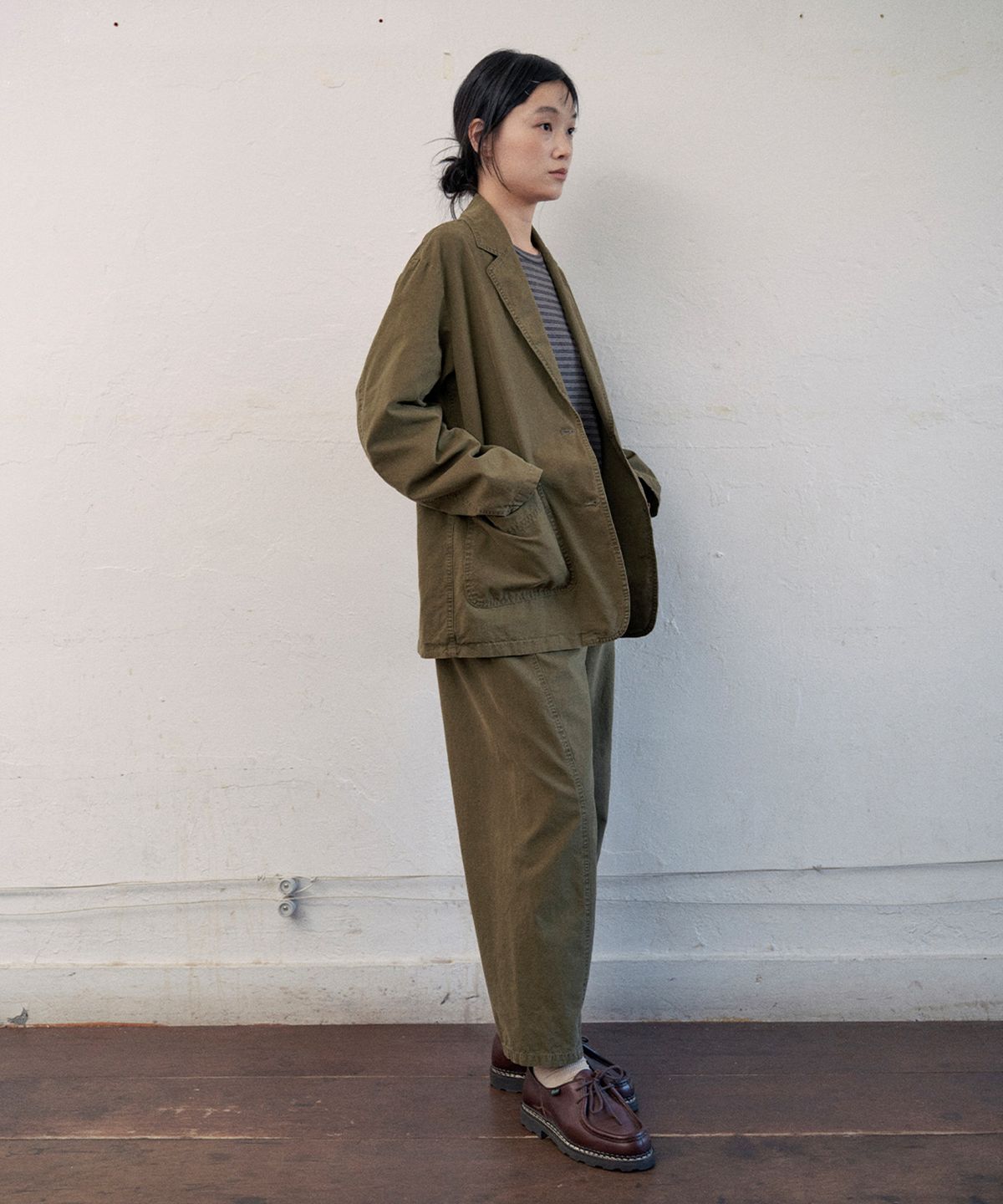 모노크롬(MONOCHROME) porter baggy pants (2color)
