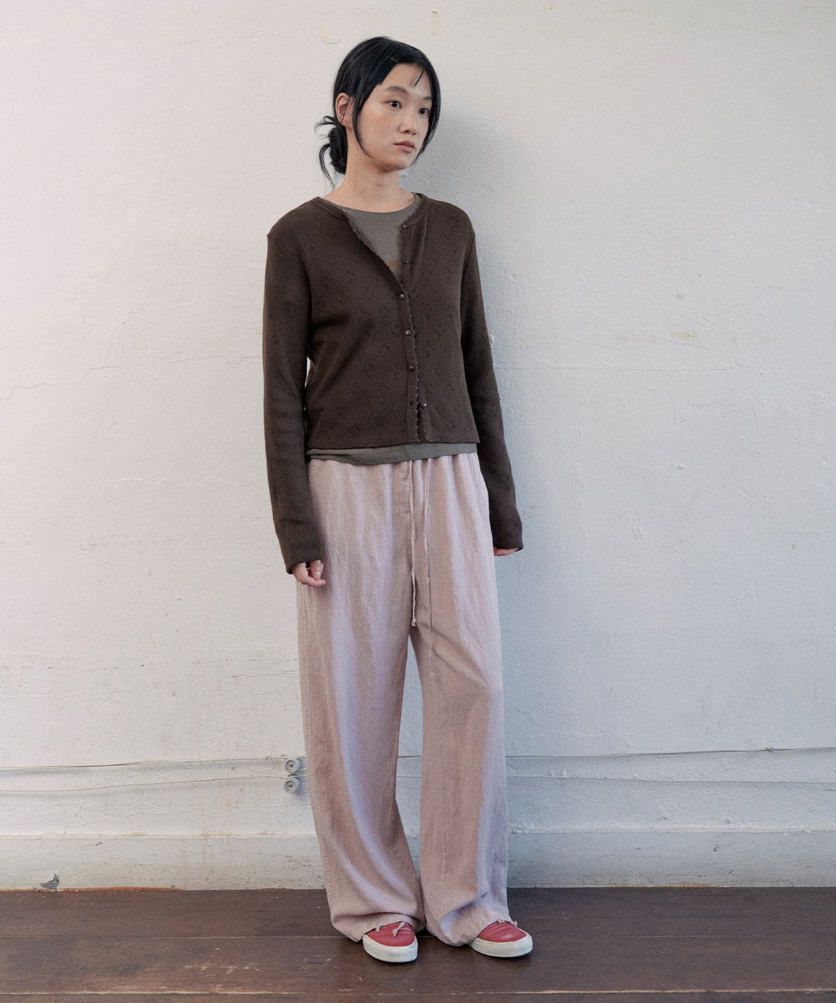 모노크롬(MONOCHROME) noah scallop cardigan (2color)