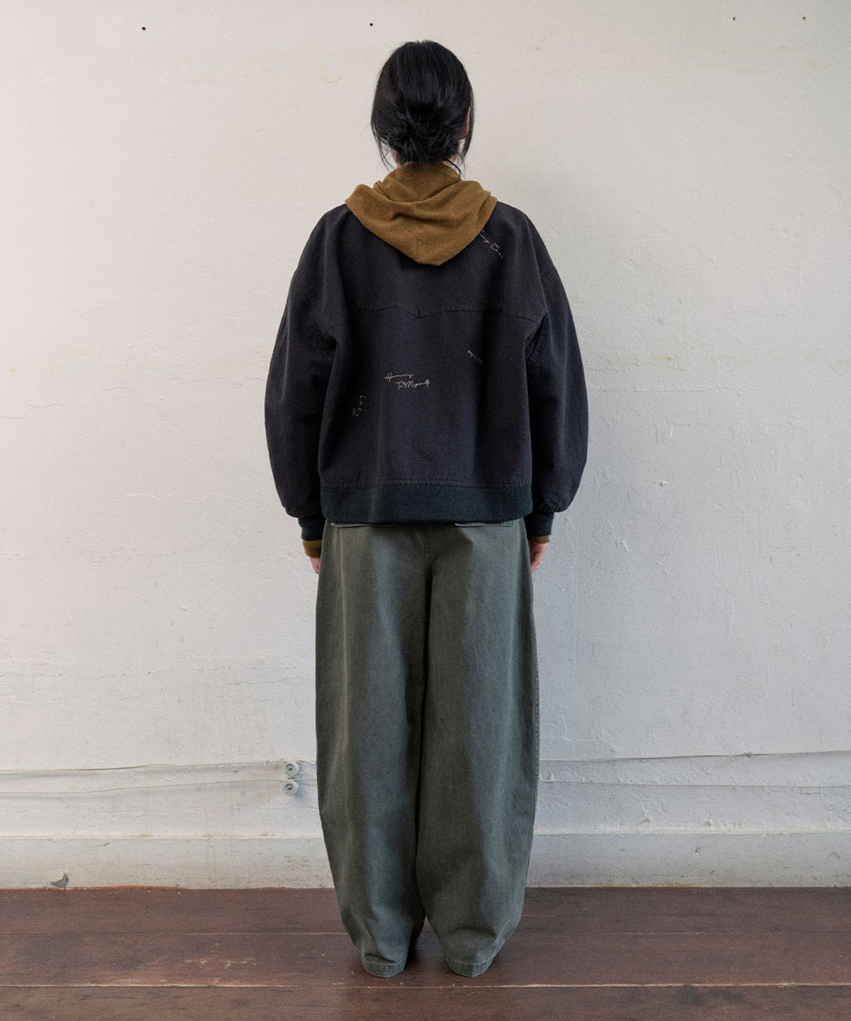 모노크롬(MONOCHROME) pokkle stitch jumper (black)