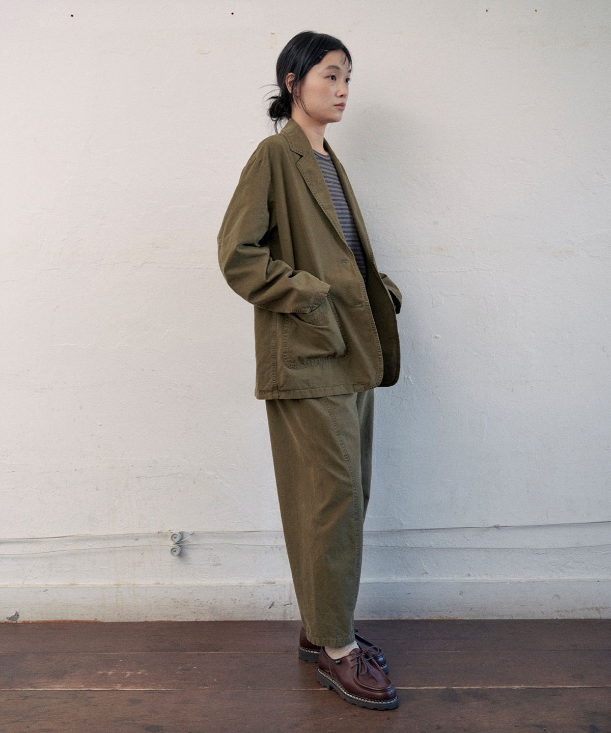 모노크롬(MONOCHROME) porter tailored jacket (2color)