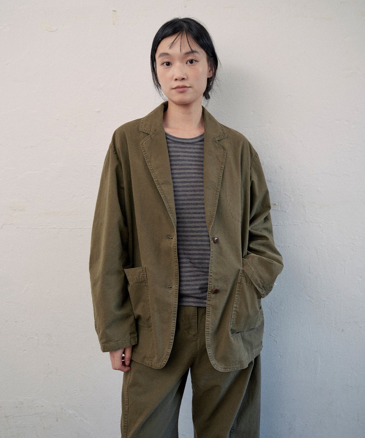 모노크롬(MONOCHROME) porter tailored jacket (2color)