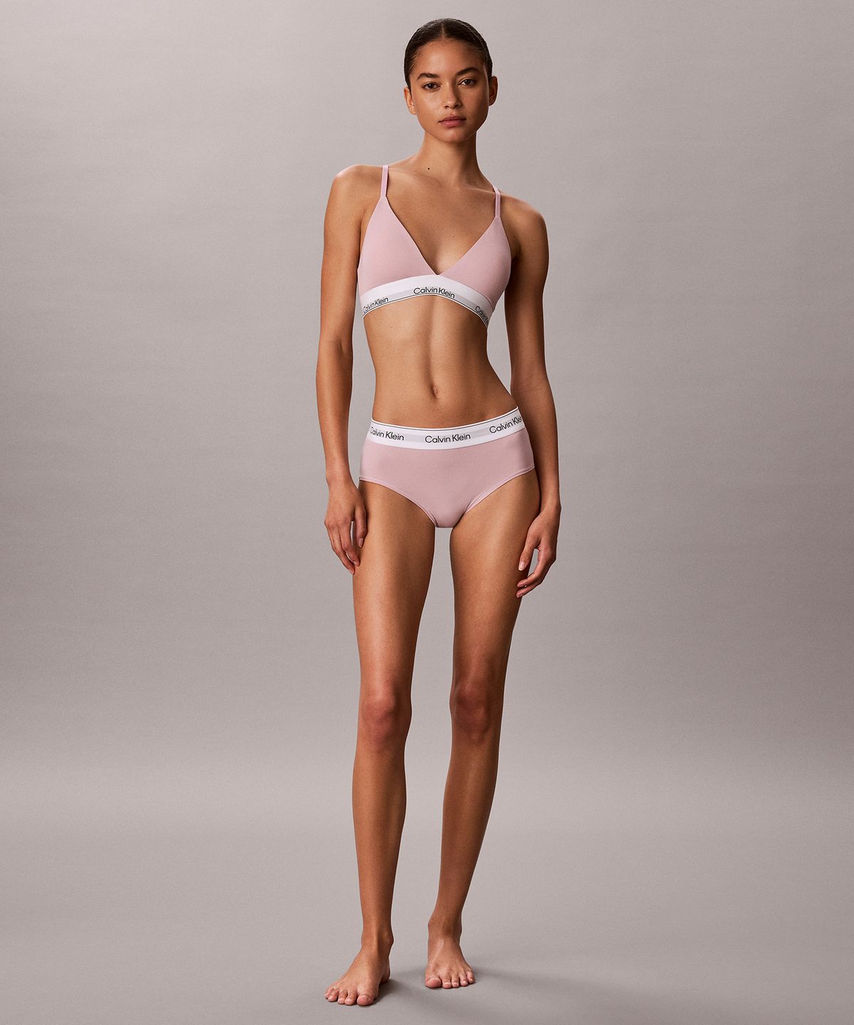 캘빈클라인 언더웨어(CALVIN KLEIN UNDERWEAR) 여성 아이콘 코튼 모달 AF 힙스터_QF8526ADMSD