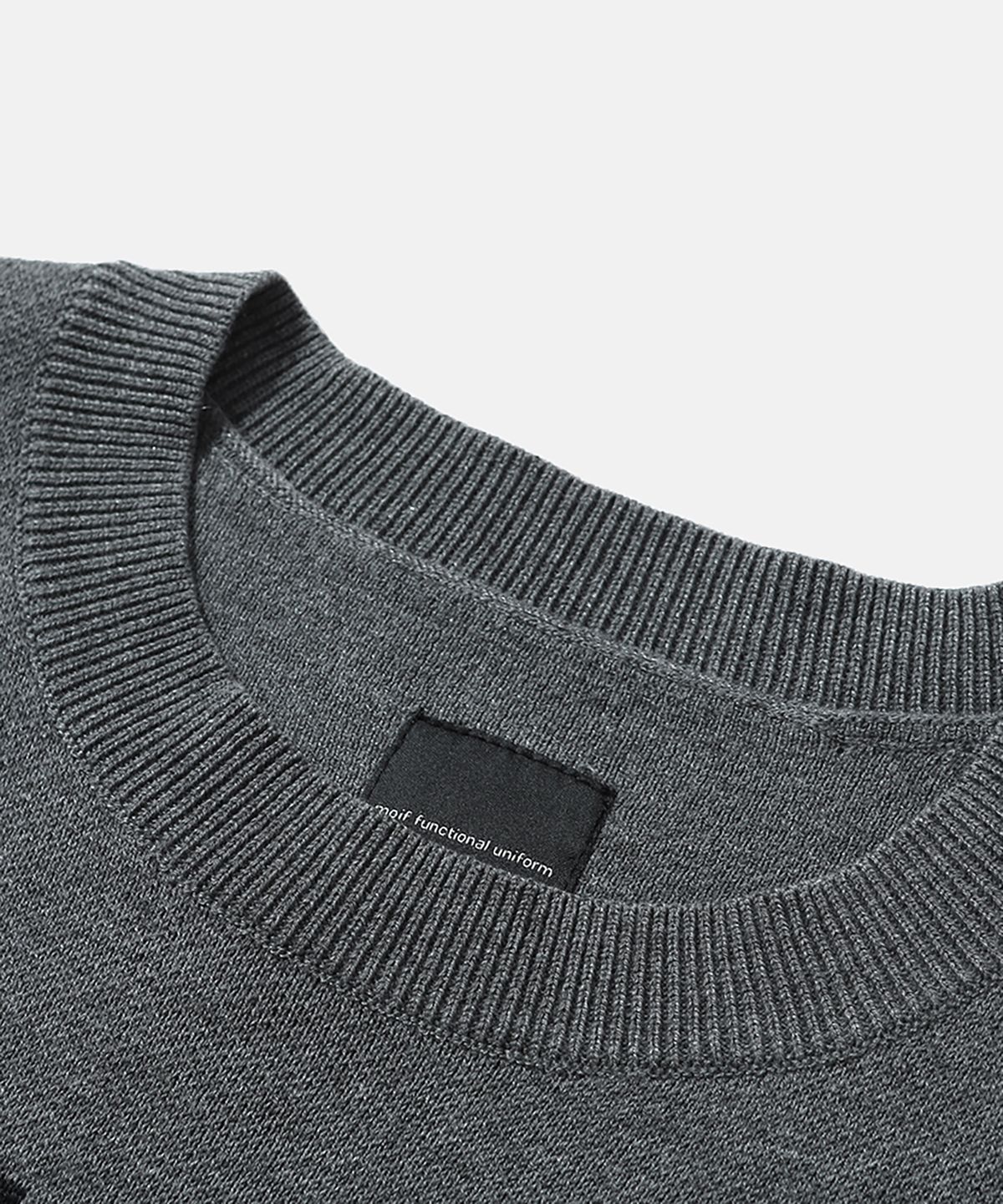 모이프(MOIF) [AW26] ADVANCED CREWNECK KNIT / GRAY