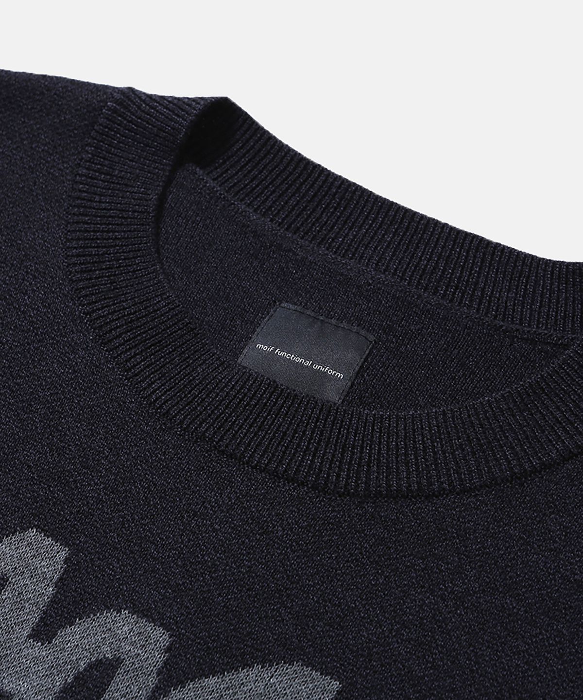 모이프(MOIF) [AW26] ADVANCED CREWNECK KNIT / CHARCOAL