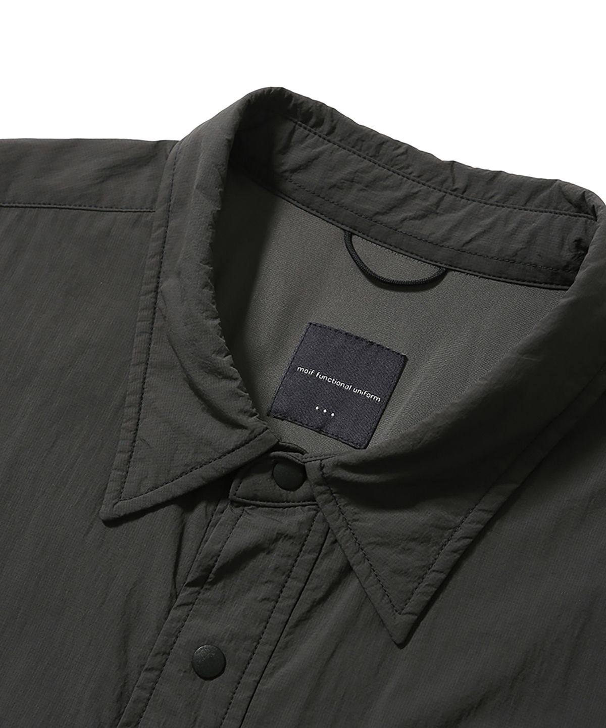 모이프(MOIF) [AW26] WARM UP WORKER SHIRT / DARK OLIVE