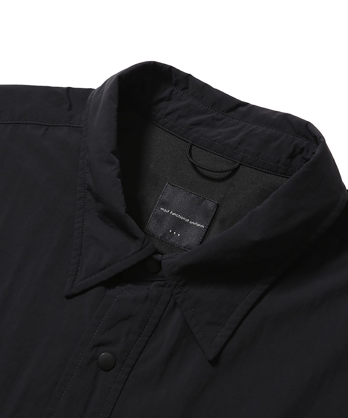 모이프(MOIF) [AW26] WARM UP WORKER SHIRT / BLACK