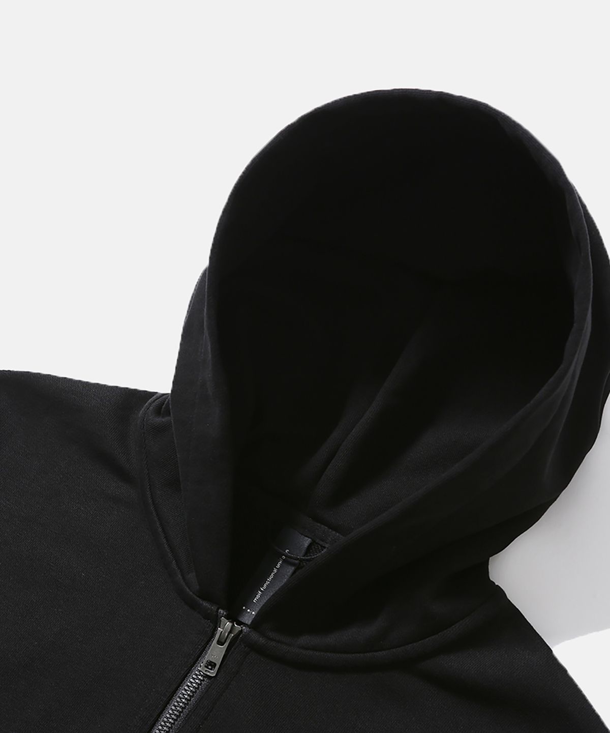 모이프(MOIF) [AW26] DWELLER POPOVER SWEAT HOODIE / BLACK