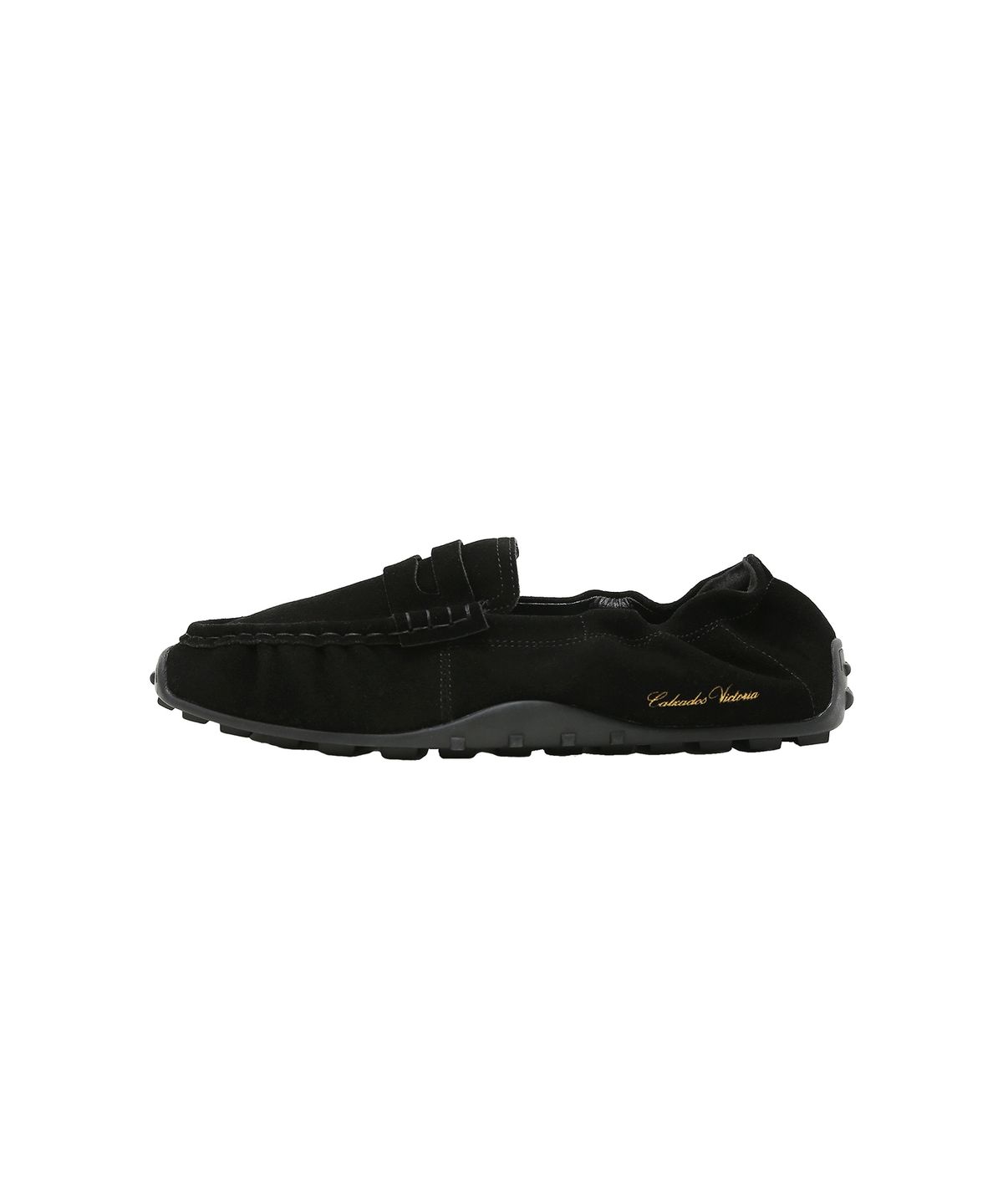 빅토리아 슈즈(VICTORIA SHOES) 빅토리아 제니트 스웨이드 바부슈 로퍼 (1160103-NEGRO)