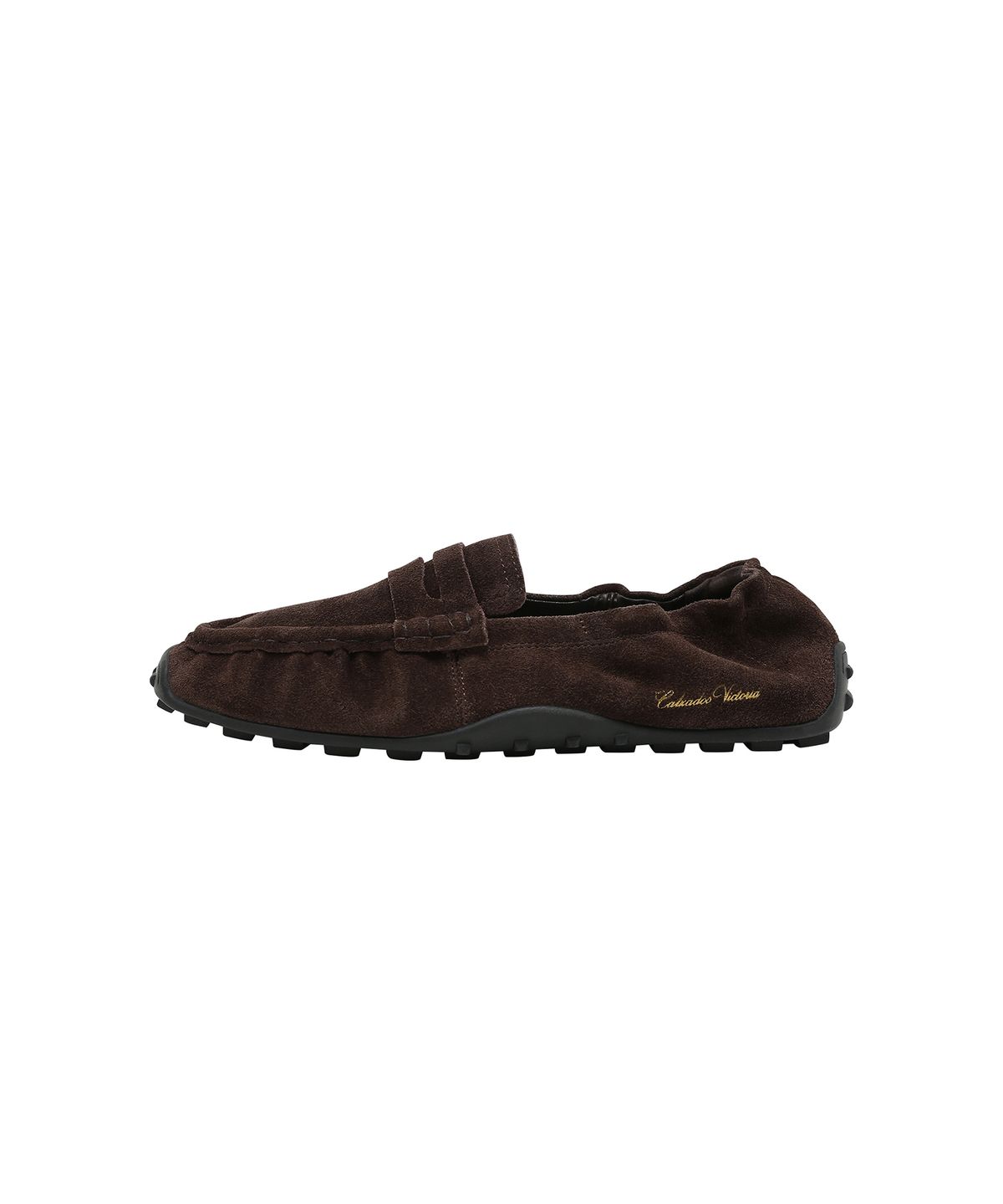 빅토리아 슈즈(VICTORIA SHOES) 빅토리아 제니트 스웨이드 바부슈 로퍼 (1160103-MARRON)