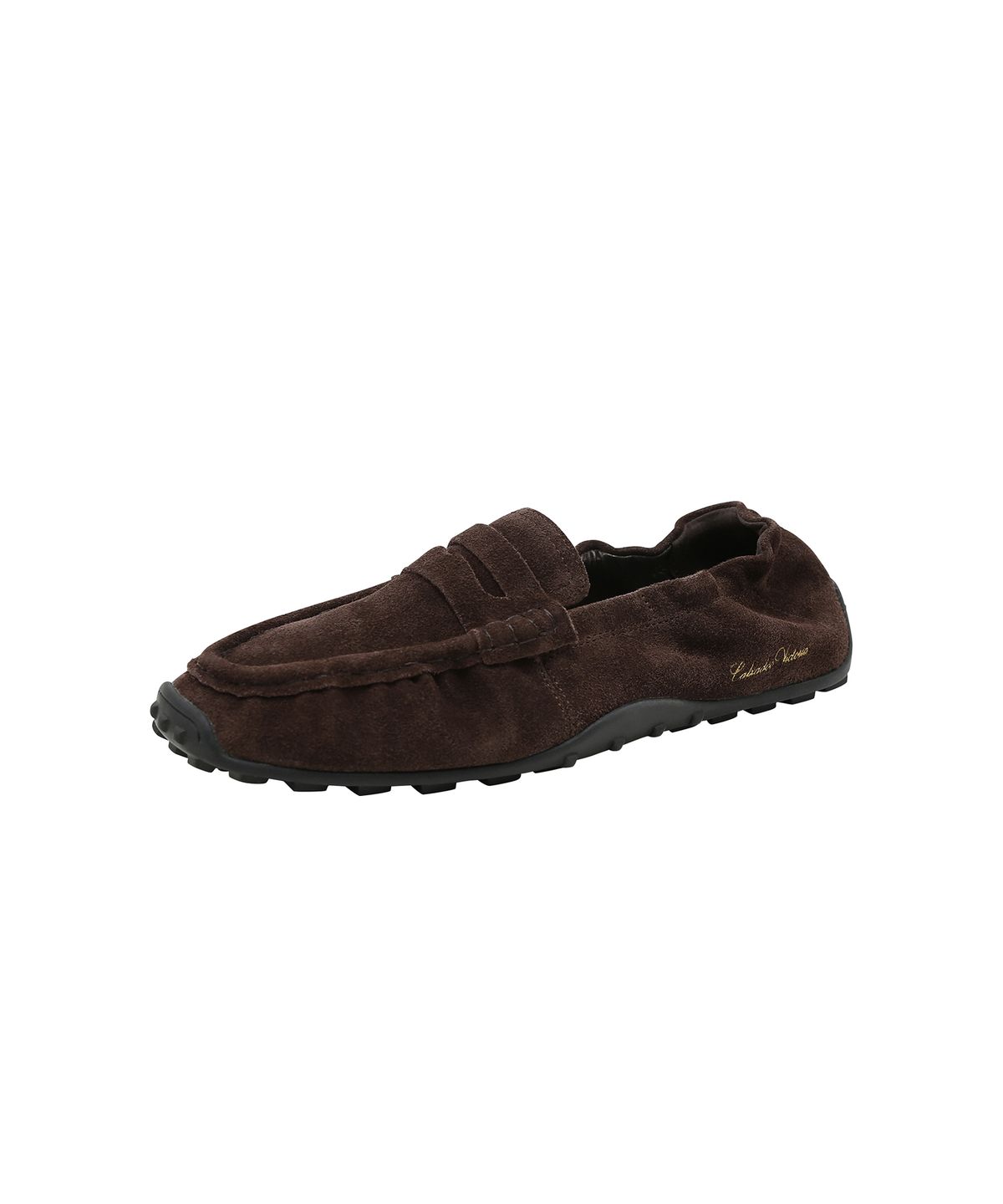 빅토리아 슈즈(VICTORIA SHOES) 빅토리아 제니트 스웨이드 바부슈 로퍼 (1160103-MARRON)