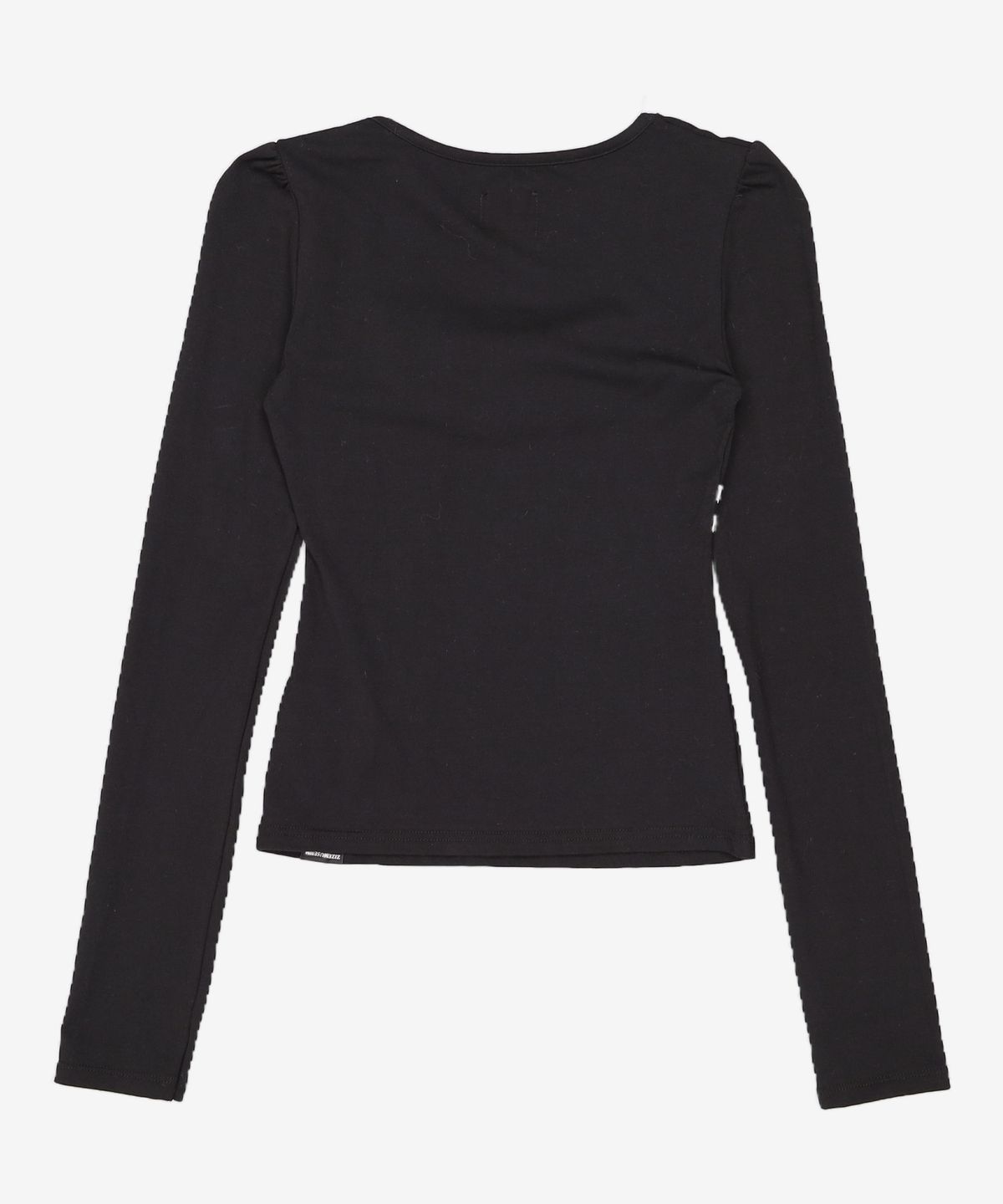 지제뮤지엄(ZIZEMUSEUM) LACE RIBBON TOP (BLACK) M