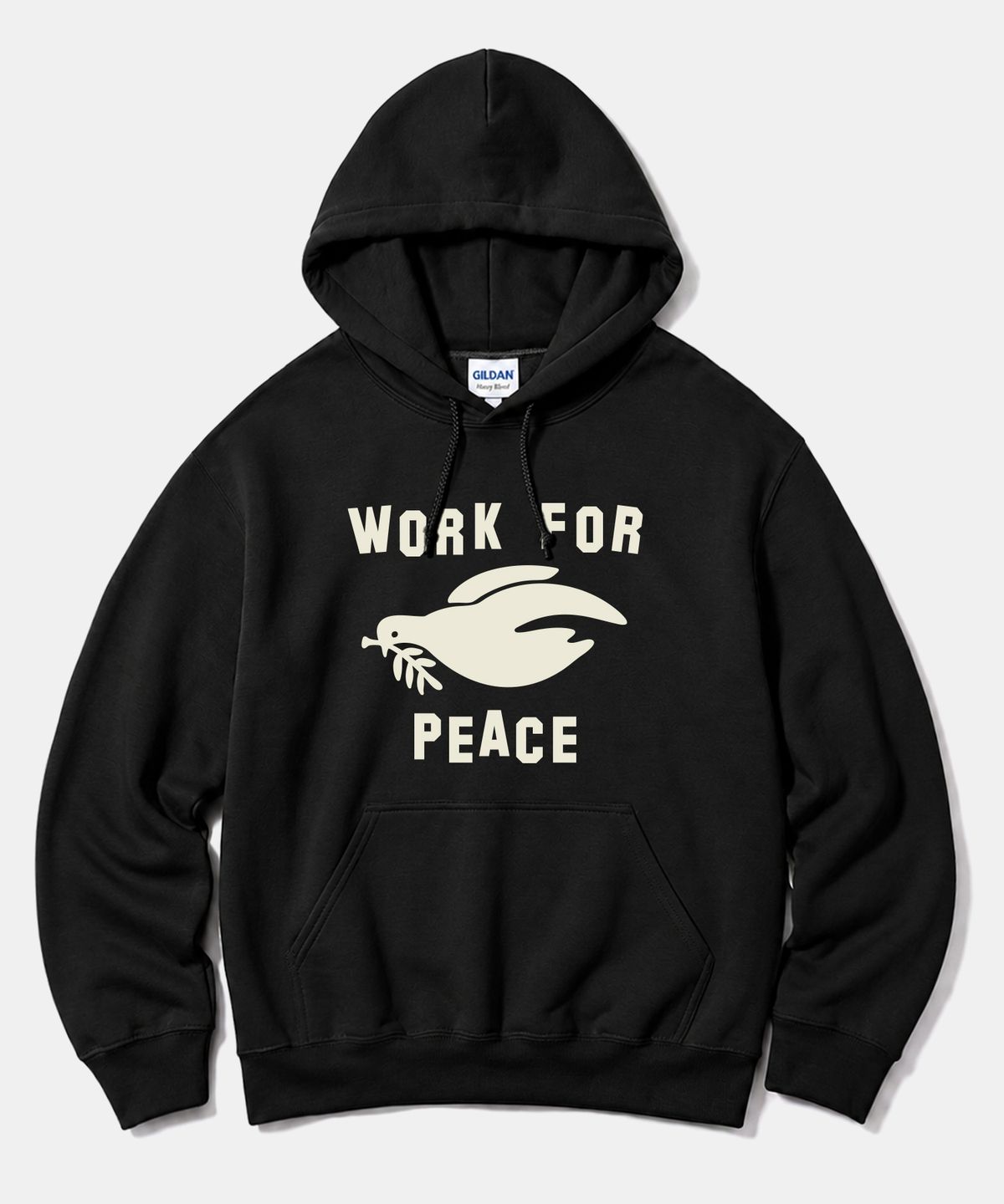 길단(GILDAN) 길단 X 빈티지컬렉션 Work For Peace 후드티셔츠