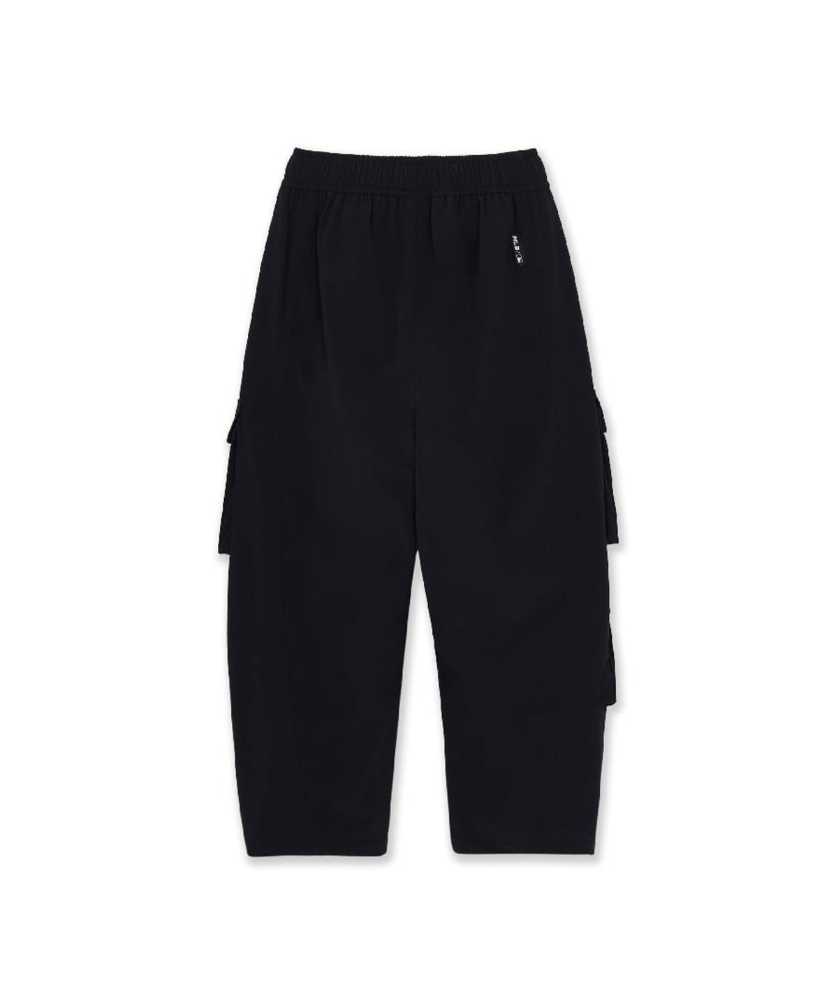 엠엘비 키즈(MLB KIDS) 스트릿 커브드 와이드 더블포켓 우븐팬츠 NY (Black)