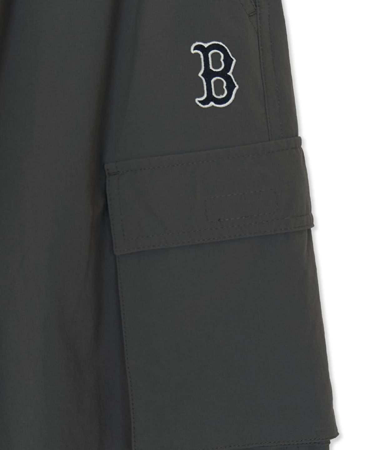 엠엘비 키즈(MLB KIDS) 스트릿 커브드 와이드 더블포켓 우븐팬츠 BOS (D.Grey)