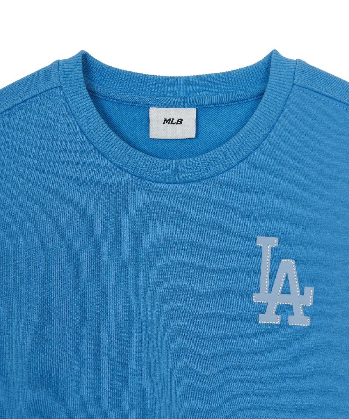 엠엘비 키즈(MLB KIDS) 스트릿 드로잉 베어 그래픽 맨투맨 LA (D.Aqua Blue)