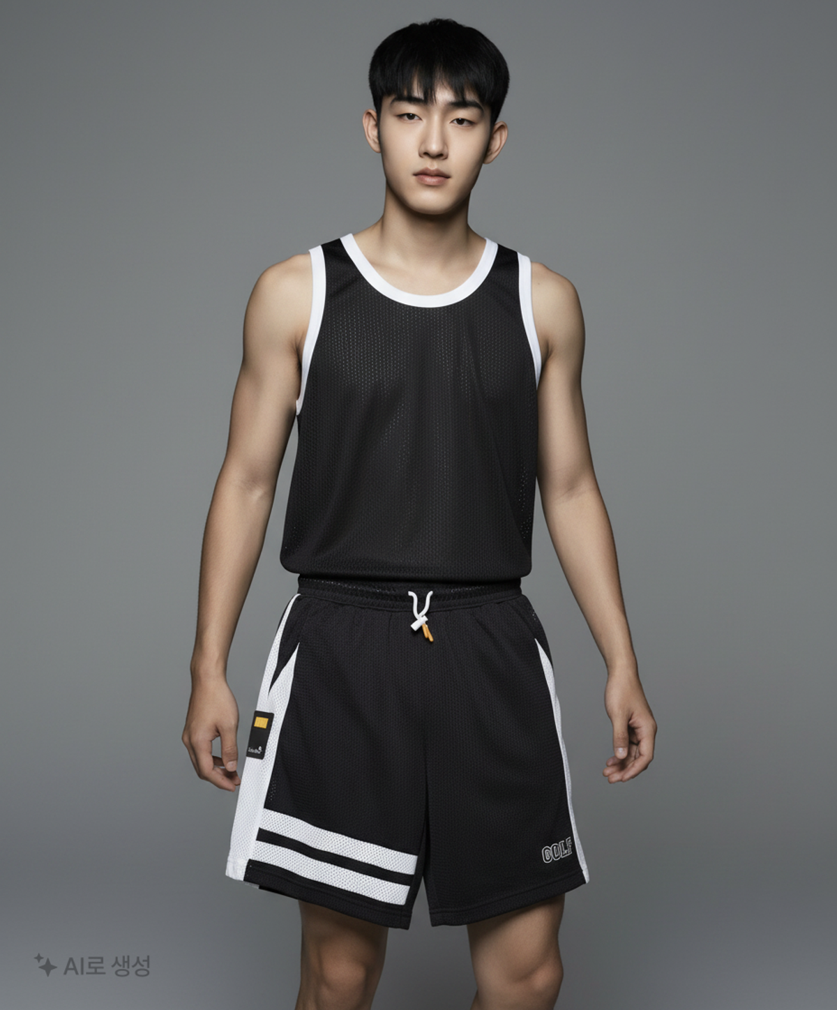 골든베어(GOLDEN BEAR) Mesh Jersey Shorts_G4PAM23101BKX S