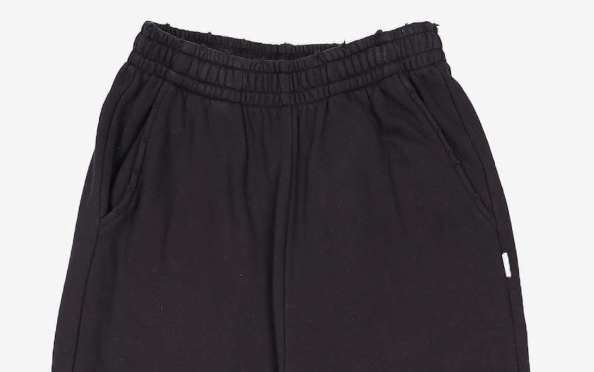 유희(YOUHEE) GRAPHIC JOGGER PANTS BLACK FREE