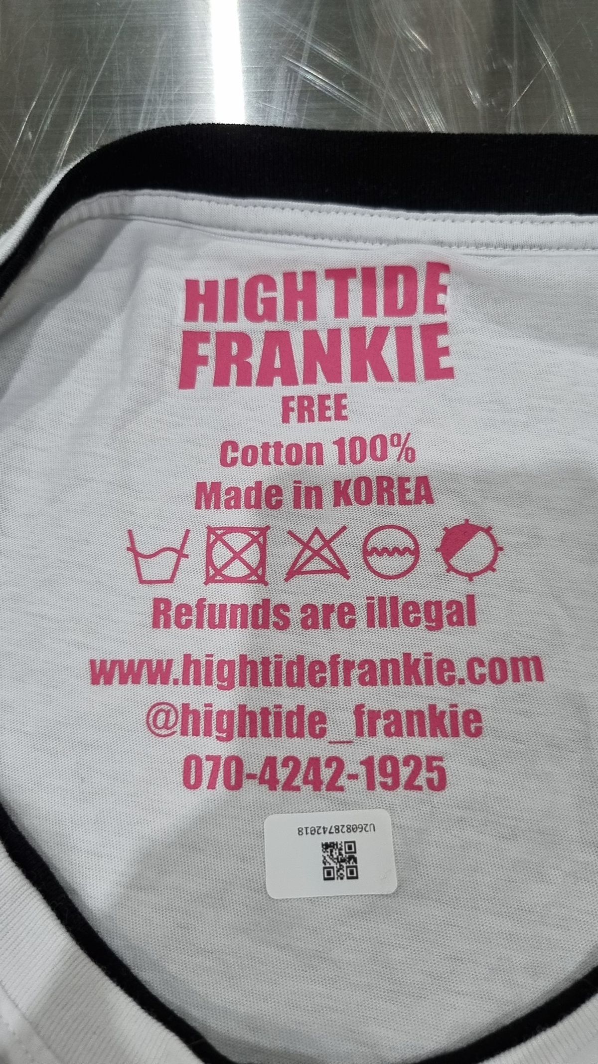 하이타이드 프랭키(HIGHTIDEFRANKIE) 긴소매 티셔츠 FREE