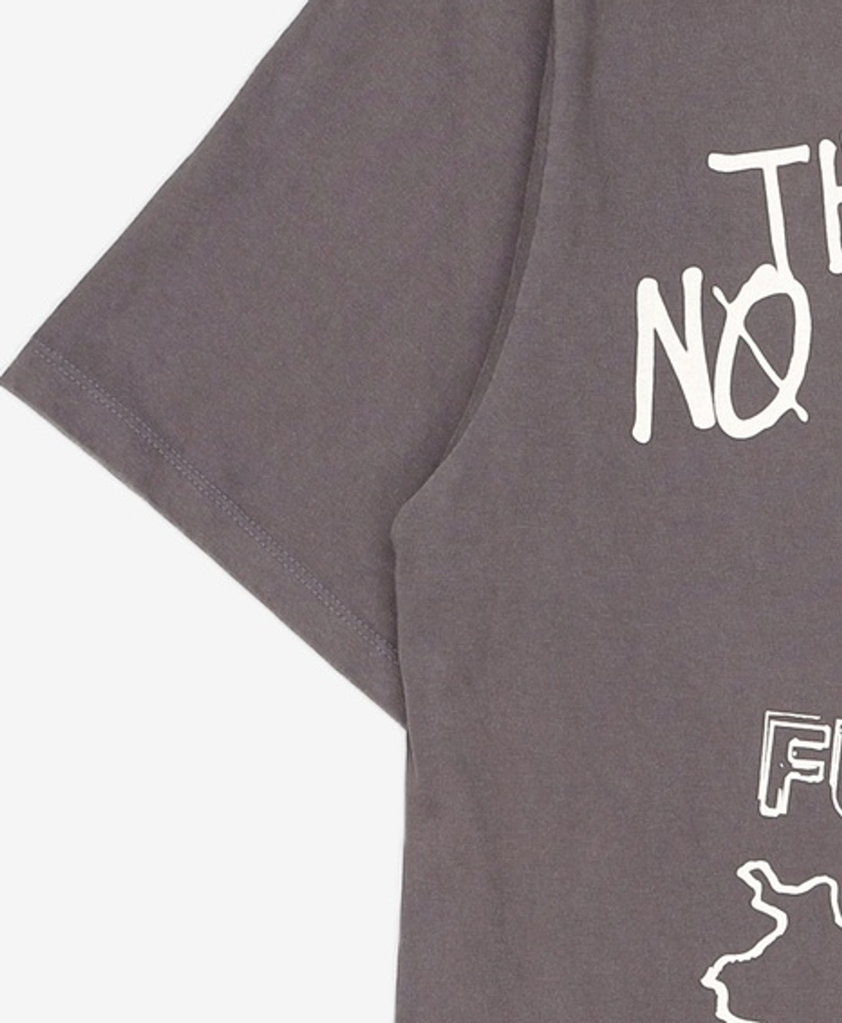 브루앙(BRUANT) PRINT T-SHIRT LIVE YOUR LIFE / WHITE L