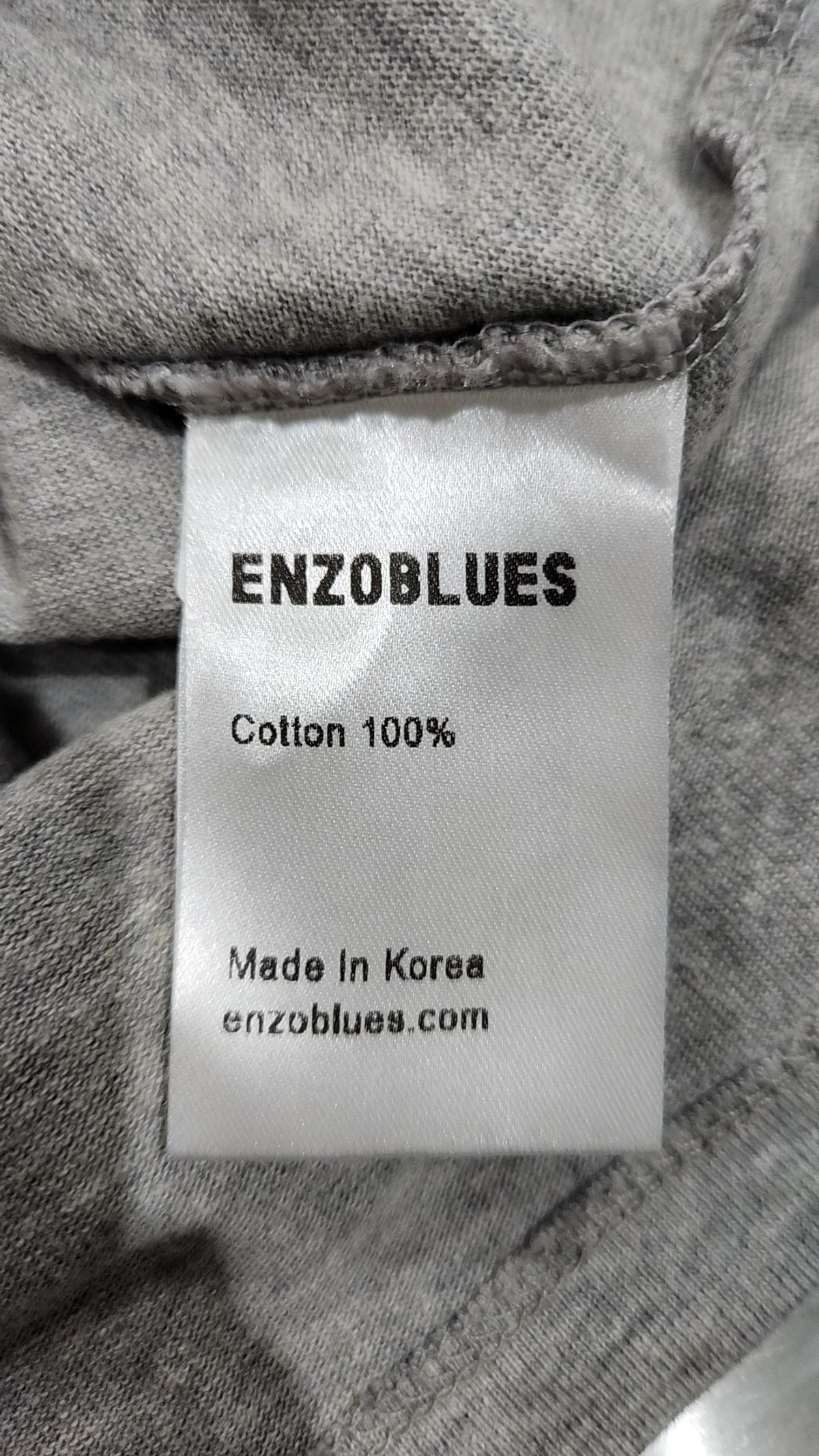 엔조 블루스(ENZO BLUES) 반소매 티셔츠 FREE