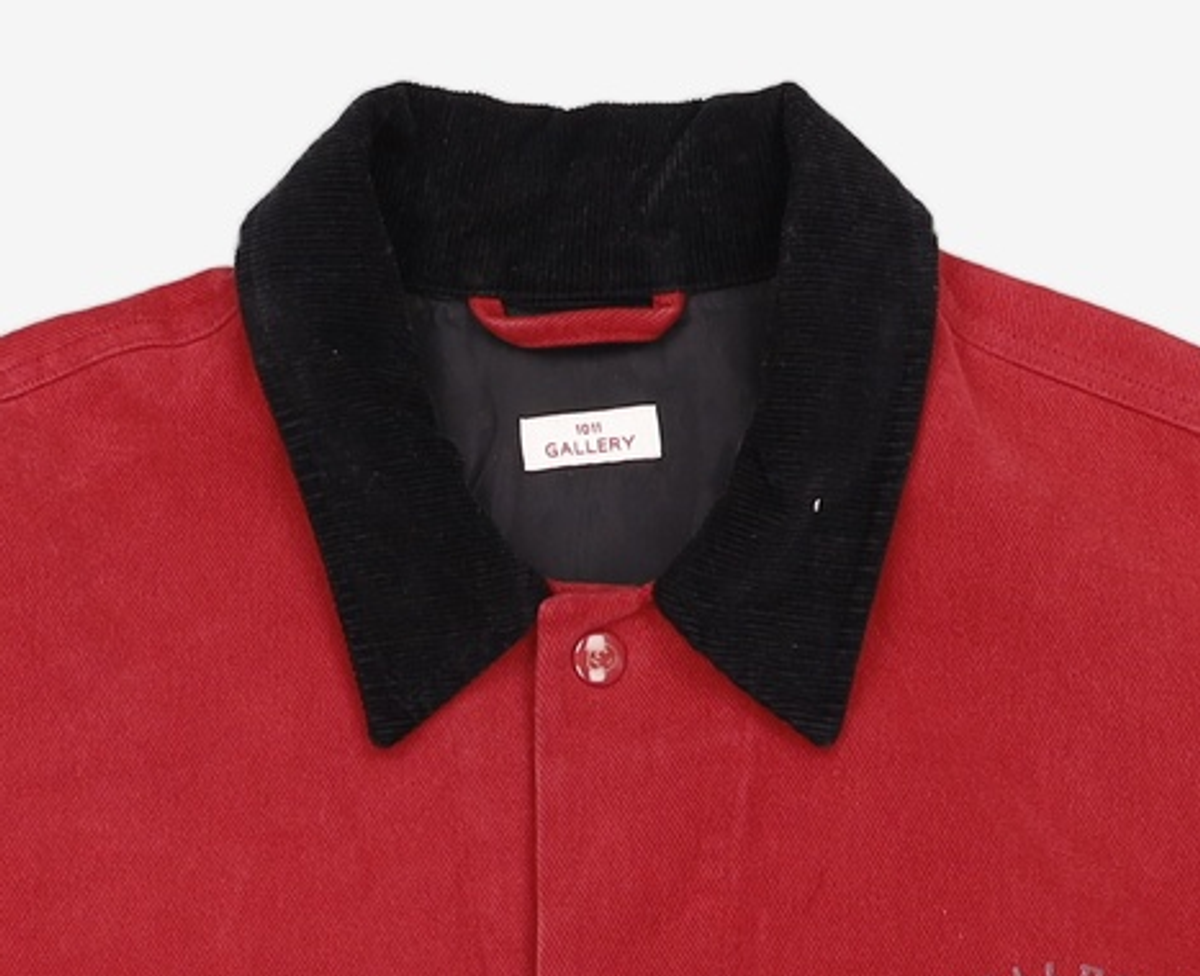 1011갤러리(1011 GALLERY) Gallery Work Jacket - Washed Red 2