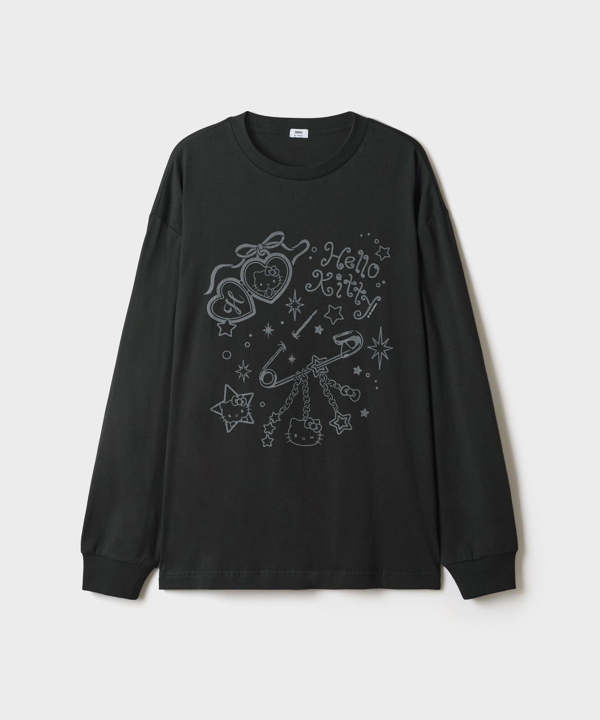 스파오(SPAO) [헬로키티] 긴팔티(Black)_SPLAG49U03