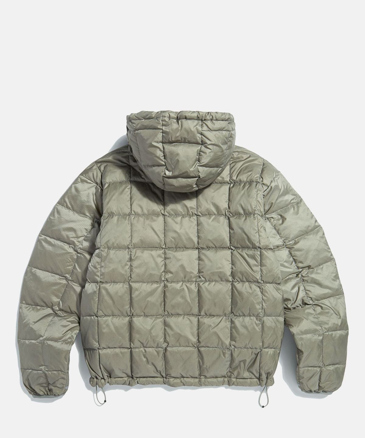 에스피오나지(ESPIONAGE) Hooded Light Down Jacket Olive Grey