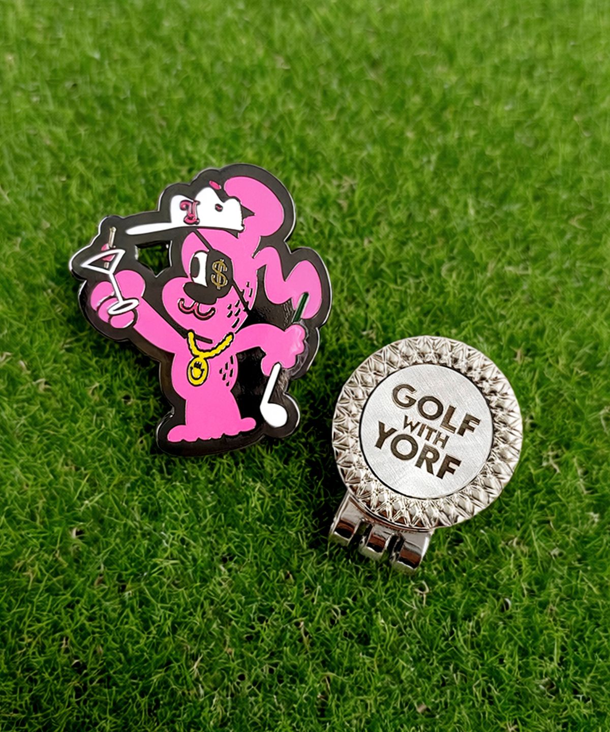 욜프(YORF) YORF PIRATE BALL MARKER PINK 볼마커 갱 핑크