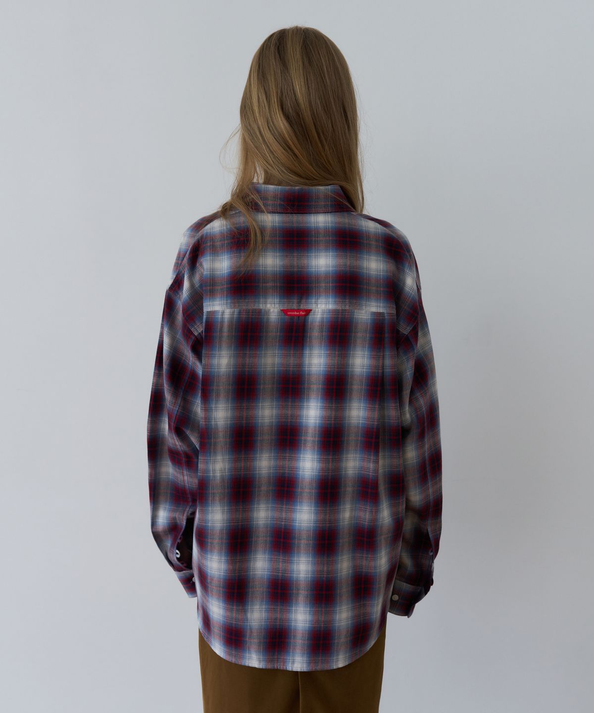 오버듀플레어(OVERDUEFLAIR) OVERSIZED VINTAGE CHECK SHIRT_CHECK