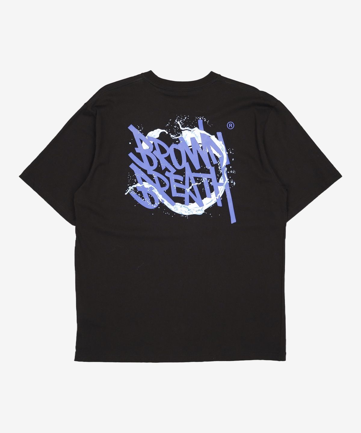 브라운브레스(BROWNBREATH) SPLASH TAG TEE - BLACK XL