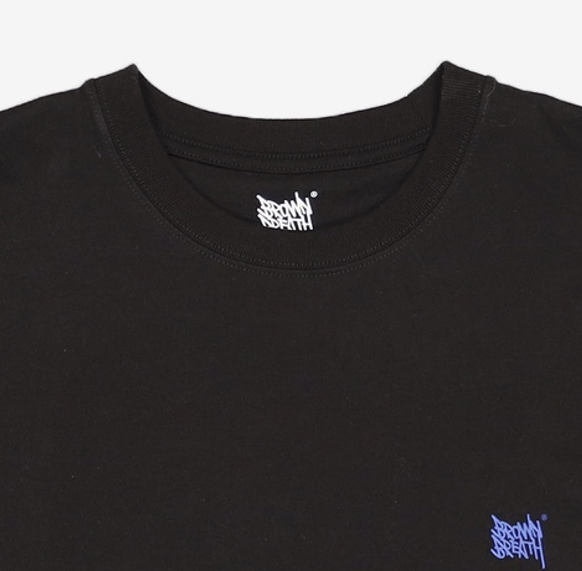 브라운브레스(BROWNBREATH) SPLASH TAG TEE - BLACK XL
