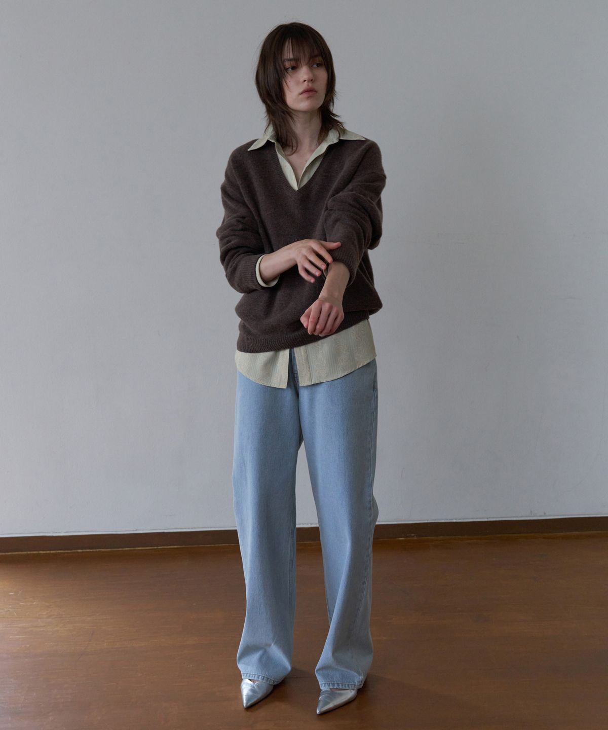 오버듀플레어(OVERDUEFLAIR) INDIGO DENIM PANTS_LIGHT BLUE
