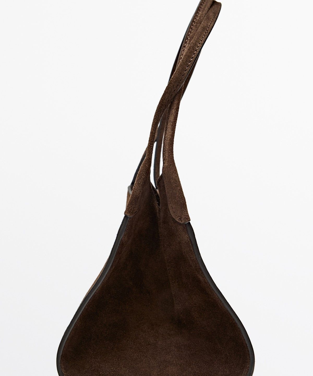 마시모두띠(MASSIMO DUTTI) 스플릿 스웨이드 레더 미니 사첼 백