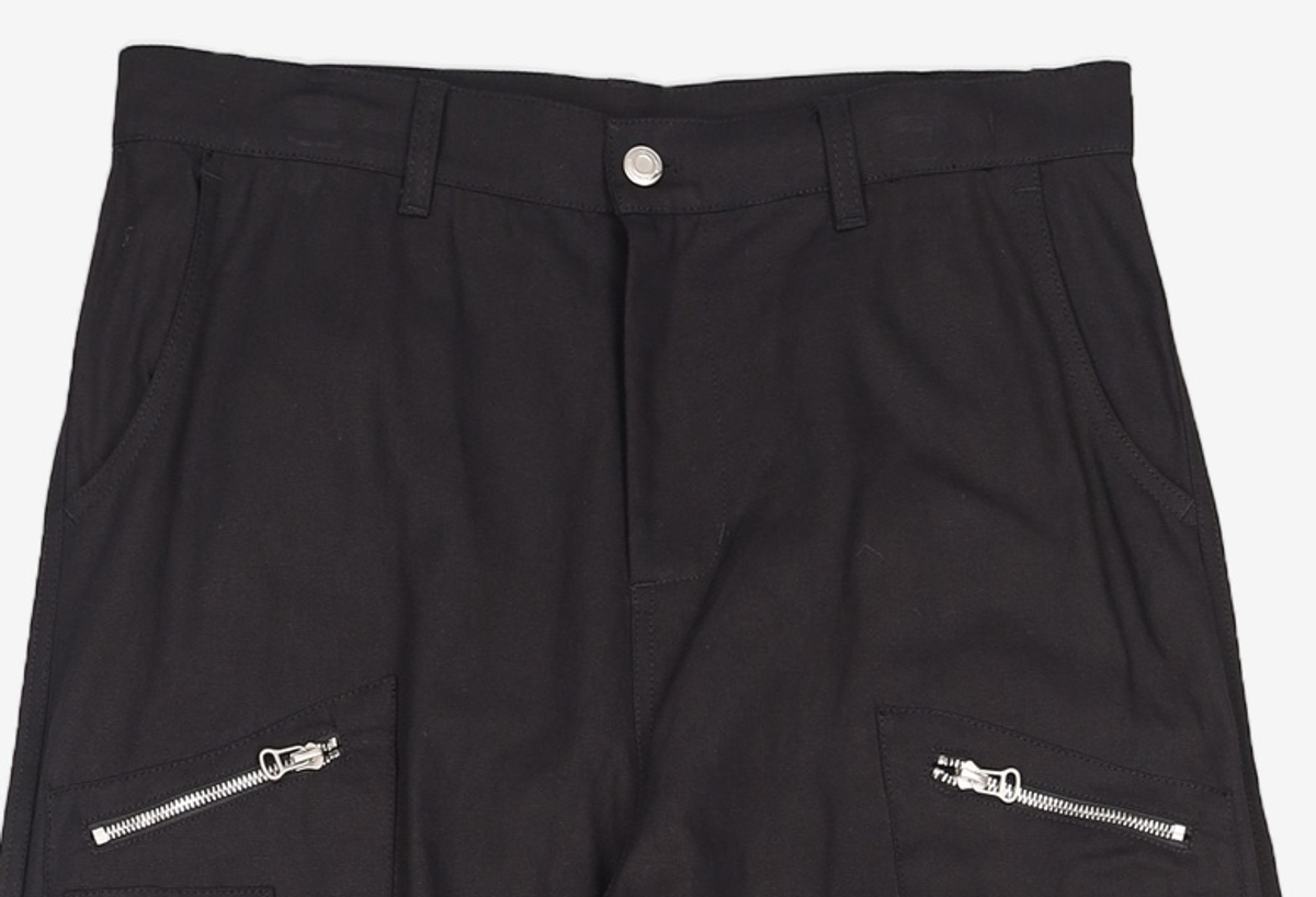 노매뉴얼(NOMANUAL) SYMBOL MULTI CARGO PANTS - BLACK 86
