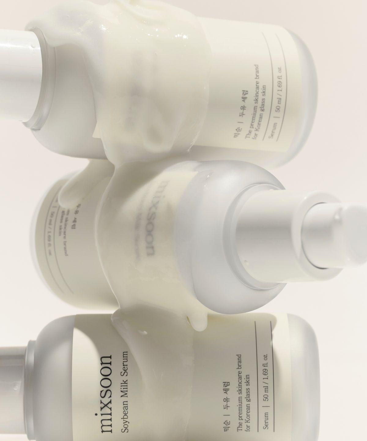 믹순(MIXSOON) [SET] 두유세럼 50ml x 2개 (+ 두유패드 3매 + 콩 크림15ml)