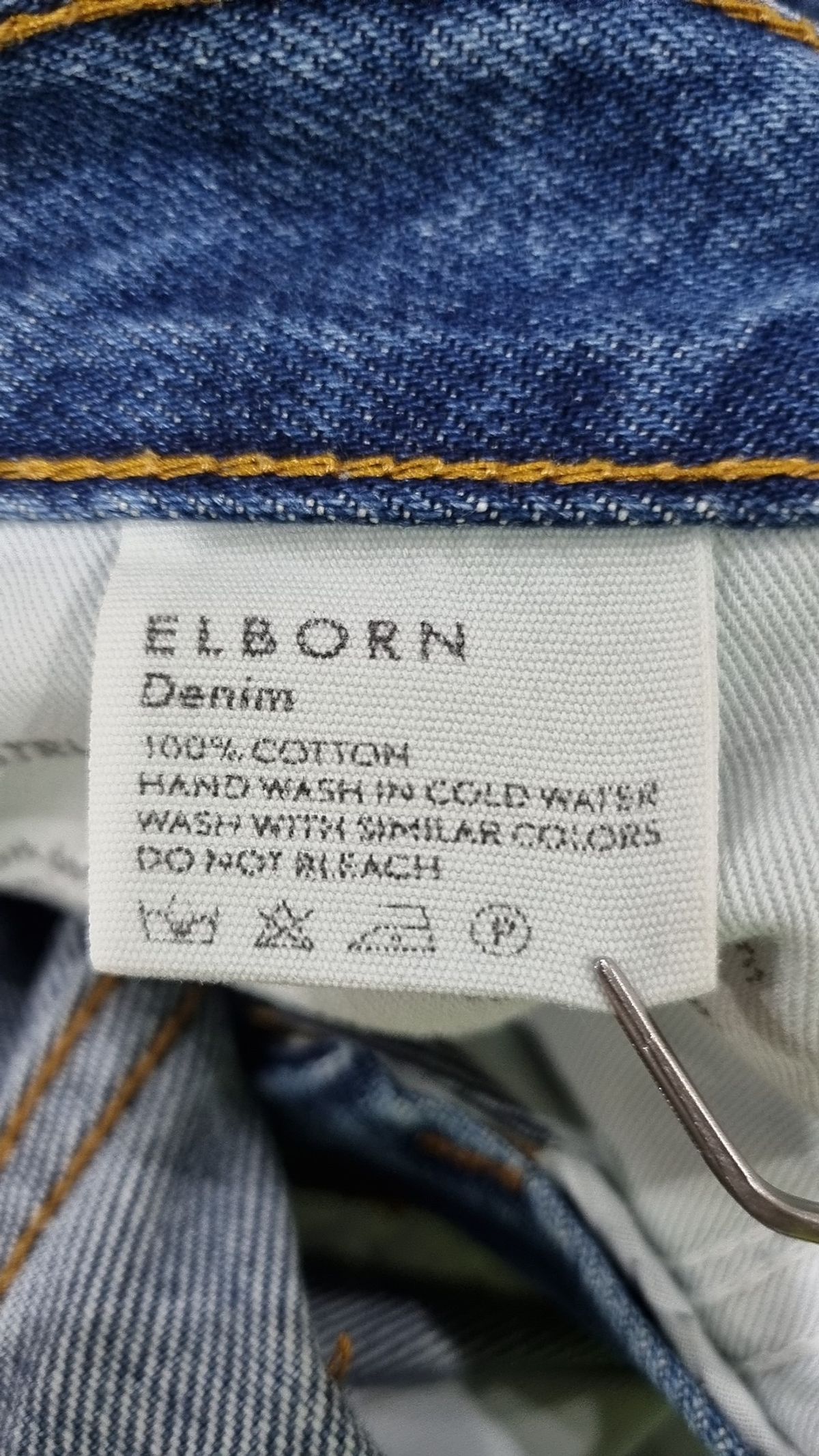 엘보른(ELBORN) 청/데님 팬츠 34