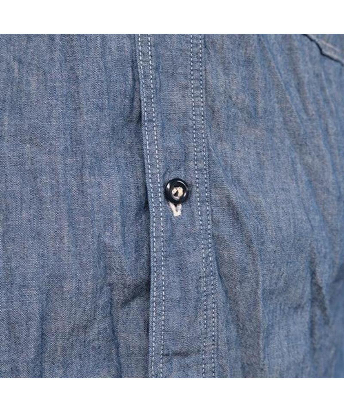 오어슬로우(ORSLOW) RELAX FIT CHAMBRAY WORK SHIRT - BLUE