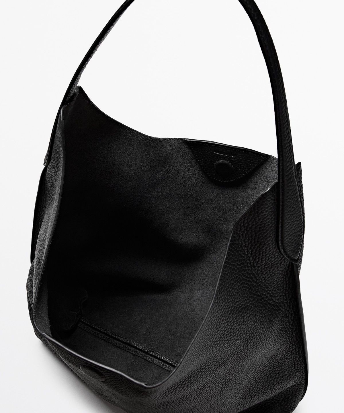 마시모두띠(MASSIMO DUTTI) 나파 가죽 미디엄 숄더백