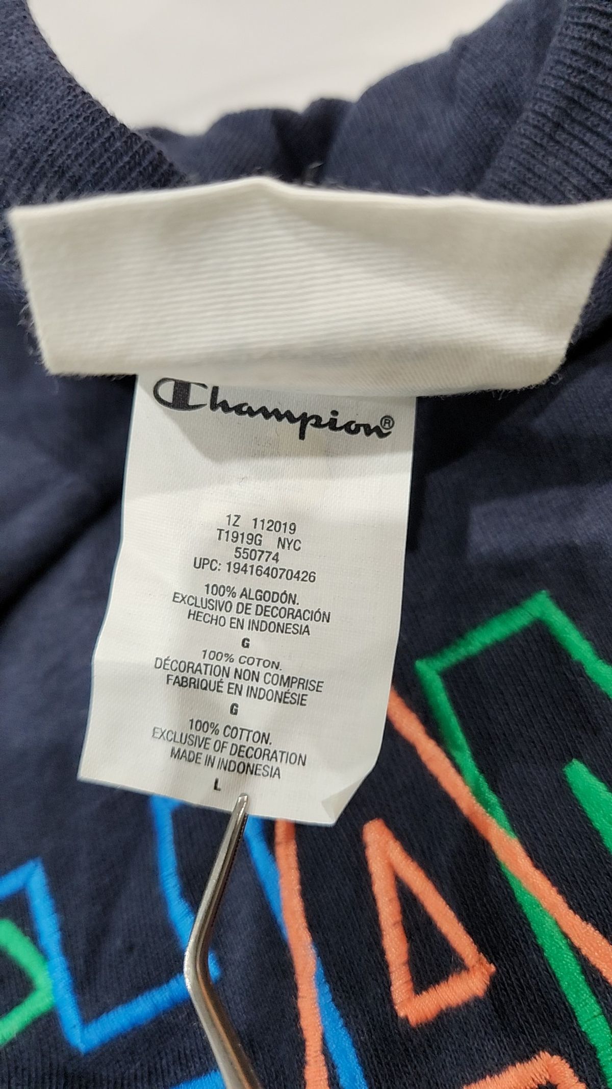 챔피온(CHAMPION) T1919G 헤리티지 그래픽 티셔츠 HERITAGE TEE GRAPHICS -WHITE XL
