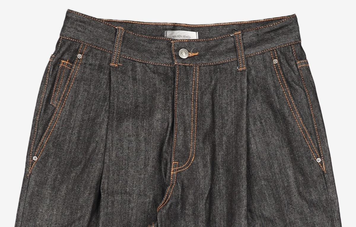 메종미네드(MAISON MINED) SWELL WIDE DENIM PANTS INDIGO 48